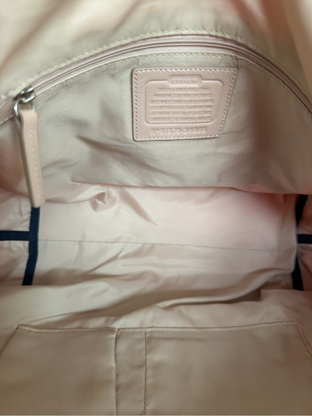 Coach Legacy Weekend Signature Colorblock Nylon East West Zip Top Tote 24865 3 - Picture 8 of 16